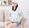 Ms. Xia's sun-protective clothing is a thin, UV-resistant, quick-drying printed sun-protective garment and a short hooded skin jacket Application Scenario